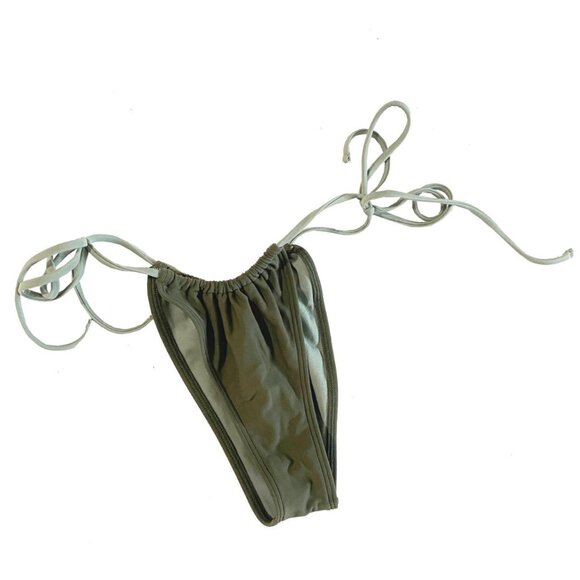 abercrombie & fitch cheeky thong scrunch bikini bottoms - Picture 1 of 4